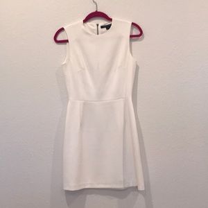 White fitted dress